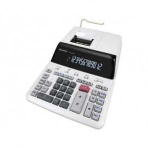 Calcolatrice scrivente Sharp a 12 cifre velocità di stampa: 4,5 linee/secondo - grigio - SH-CS2635LW