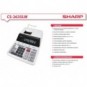 Calcolatrice scrivente Sharp a 12 cifre velocità di stampa: 4,5 linee/secondo - grigio - SH-CS2635LW