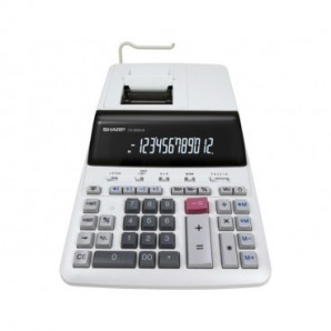 Calcolatrice scrivente Sharp a 12 cifre velocità di stampa: 4,5 linee/secondo - grigio - SH-CS2635LW