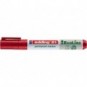 Marcatore permanente Edding 21 EcoLine punta tonda - tratto 1,5-3 mm rosso - 4-21002
