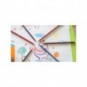 Matite colorate BIC Kids Evolution Stripes 3,05 mm con fusto esagonale in conf. 12 pezzi assortiti - 9505222
