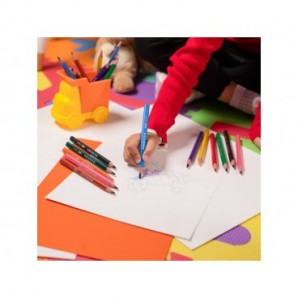 Matite colorate BIC Kids Evolution Triangle con fusto triangolare in conf. 12 pezzi assortiti - 82973511