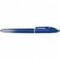 Penna a sfera a scatto BIC 4 Colours 1 mm in conf. 12 pezzi Smooth Gradient Blu 524091