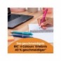 Penna a sfera a scatto BIC 4 Colours 1 mm in conf. 12 pezzi Smooth Gradient Blu 524091