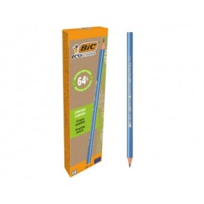 Matite in grafite HB a fusto triangolare BIC Evolution Triangle in conf. 12 pezzi assortiti - 964845