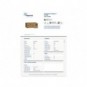 Asciugamano piegato a V in pura cellulosa a 2 veli Papernet Simplify conf. 20 pz da 206 ff bianco - 421822