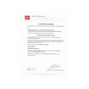 Guanti da lavoro in PL riv. PU sul palmo Donau Safety per industria meccanica - TG 8 - DPI Cat. II - conf. 12 pezzi