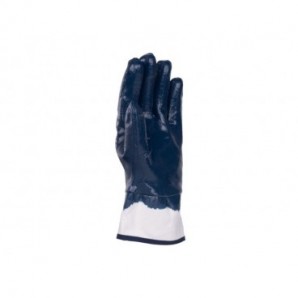Guanti da lavoro in cotone riv. nitrile Donau Safety per ind. meccanica - TG 8 - DPI Cat. II - conf. 12 pz - 32051631-08