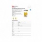 Guanti da lavoro in cotone riv. nitrile Donau Safety per ind. meccanica - TG 9 - DPI Cat. II - conf. 12 pz - 32051521-09