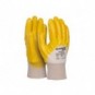 Guanti da lavoro in cotone riv. nitrile Donau Safety per ind. meccanica - TG 10 - DPI Cat. II - conf. 12 pz - 32051521-1