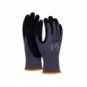 Guanti da lavoro in nylon riv. schiuma NBR sul palmo Donau Safety per logistica TG 7 - DPI Cat. II - conf. 12 pz