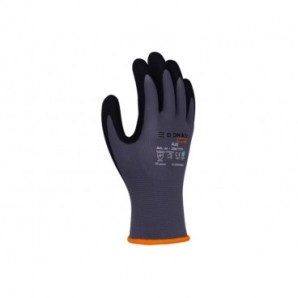 Guanti da lavoro in nylon riv. Schiuma NBR sul palmo Donau Safety per logistica TG 11 - DPI Cat. II - conf. 12 pz
