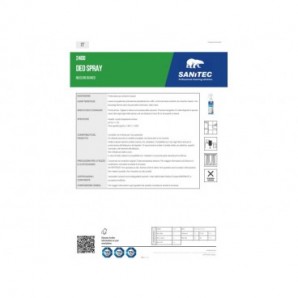 Profumatore per ambienti e tessuti Sanitec Deo Spray 300 ml muschio bianco - 2400