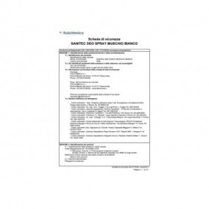 Profumatore per ambienti e tessuti Sanitec Deo Spray 300 ml muschio bianco - 2400