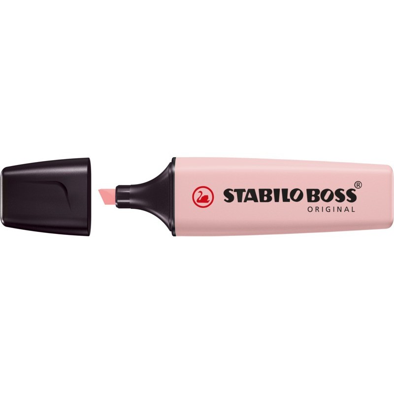 Evidenziatori Stabilo Boss Nature Colors Wildflowers Edition 2-5 mm - conf. 10 pezzi - cipria - 70/128
