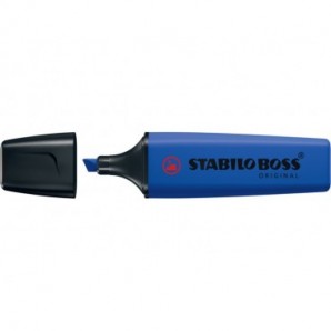 Evidenziatori Stabilo Boss Nature Colors Wildflowers Edition 2-5 mm - conf. 10 pezzi - blu elettrico - 70/132