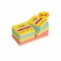 Foglietti riposizionabili Post-it® Super Sticky Carnival 76x76 mm 90 ff/cad. PROMO PACK 8+4 blocchetti gratis