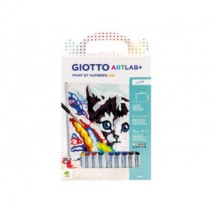 Set Giotto Art Lab Paint By Numbers colora con i numeri - gatti - F582700