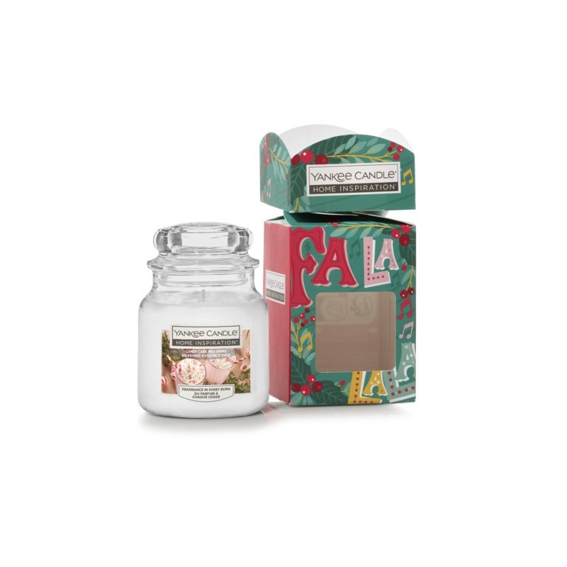 Candela Yankee Candle in confezione regalo - giara piccola - Candy Cane Milkshake - 2655958E