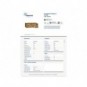 Asciugamano piegato a Z Papernet Simplify a 2 veli bianco - conf. 20 pz da 200 ff pura cellulosa - 423144