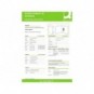 Registratore protocollo con custodia Q-Connect dorso 8 cm - 28,5x35 cm - rosso - 0201041/P.RO