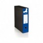 Registratore commerciale con custodia Q-Connect dorso 8 cm - 28,5x32 cm - blu 0201041/Q.BL