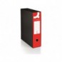 Registratore commerciale con custodia Q-Connect dorso 8 cm - 28,5x32 cm - rosso - 0201041/Q.RO
