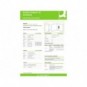 Registratore commerciale con custodia Q-Connect dorso 8 cm - 28,5x32 cm - rosso - 0201041/Q.RO