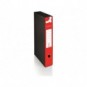 Registratore commerciale con custodia Q-Connect dorso 5 cm - 28,5x32 cm - rosso - 0201041/QM.RO