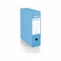 Registratore commerciale con custodia TOPToo by Q-Connect dorso 8 cm - 28,5x32 cm - azzurro - 0201042/Q.AZ