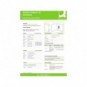 Registratore commerciale con custodia TOPToo by Q-Connect dorso 8 cm - 28,5x32 cm - blu - 0201042/Q.BS