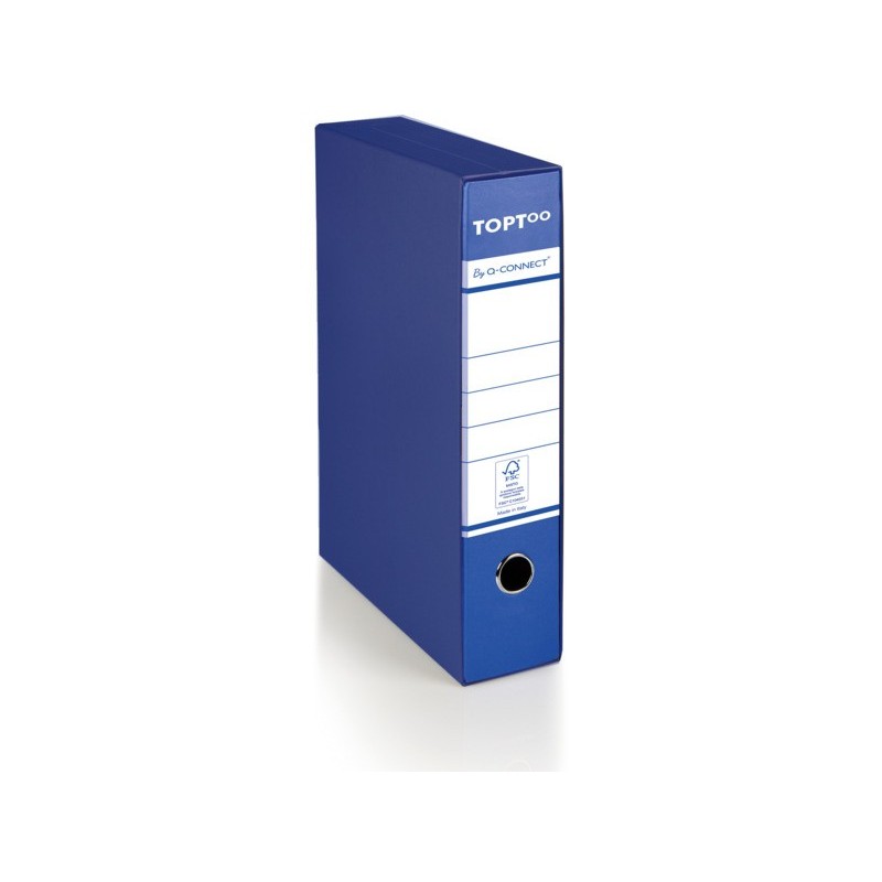 Registratore protocollo con custodia TOPToo by Q-Connect dorso 5 cm - 28,5x35 cm - blu - 0201042/PM.BS