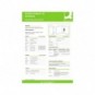 Registratore protocollo con custodia TOPToo by Q-Connect dorso 5 cm - 28,5x35 cm - giallo - 0201042/PM.GI
