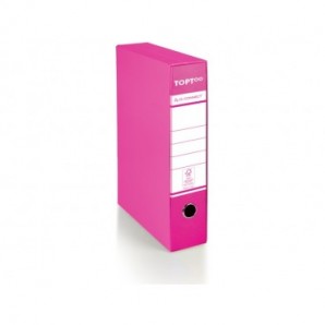 Registratore protocollo con custodia TOPToo by Q-Connect dorso 5 cm - 28,5x35 cm - magenta - 0201042/PM.CL