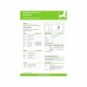 Registratore commerciale con custodia TOPToo by Q-Connect dorso 5 cm - 28,5x32 cm - blu - 0201042/QM.BS