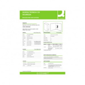 Registratore commerciale con custodia TOPToo by Q-Connect dorso 5 cm - 28,5x32 cm - magenta - 0201042/QM.CL