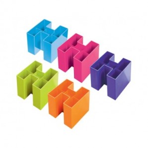 Portapenne Han Bravo a 5 scomparti Trend Colour lilla - 1 - 17455-57