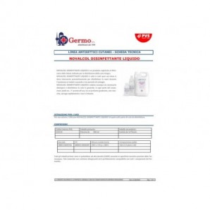 Disinfettante antisettico cutaneo Germo Care Novalcol PMC 250 ml - EUS123