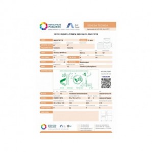 Rotoli registratore di cassa Rotolificio Pugliese BPA Free 48 g/m² - 57 mm foro 12 mm - conf. 10 pz - NBA5730TW