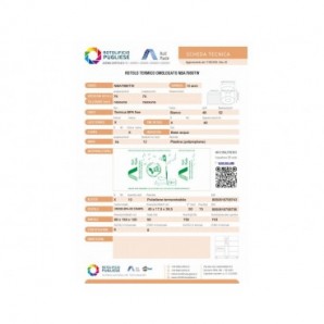 Rotoli registratore di cassa Rotolificio Pugliese BPA Free 48 g/m² - 80 mm foro 12 mm - conf. 10 pz - NBA7980TW