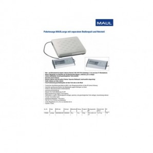 Bilancia pesapacchi MAULcargo con quadro di controllo separato 50 Kg - Z770064