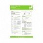 Registratore protocollo con custodia TOPToo Plus by Q-Connect dorso 5 cm - 28,5x35 cm - rosso - 0201043/PM.RO