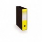Registratore protocollo con custodia TOPToo Plus by Q-Connect dorso 8 cm - 28,5x35 cm - giallo - 0201043/P.GS