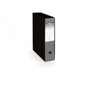 Registratore protocollo con custodia TOPToo Plus by Q-Connect dorso 8 cm - 28,5x35 cm - grigio - 0201043/P.GR