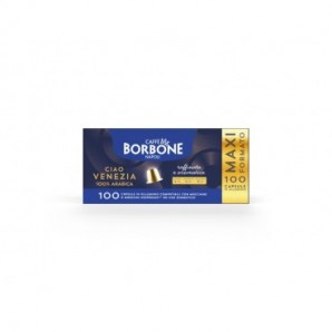 Capsule compatibili Nespresso® Caffè Borbone Ciao Venezia miscela 100% arabica - conf. 100 pz - REBCIAOVENEZIA