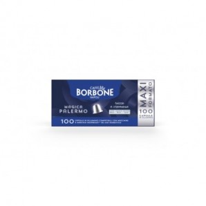 Capsule compatibili Nespresso® Caffè Borbone Magica Palermo miscela blu - conf. 100 pz - REBMAGPALERMO10X10N