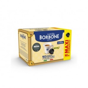 Capsule Caffe' Borbone compatibili con Nescafe' Dolce Gusto miscela nera - conf. 90 pz - DGBNERA90N