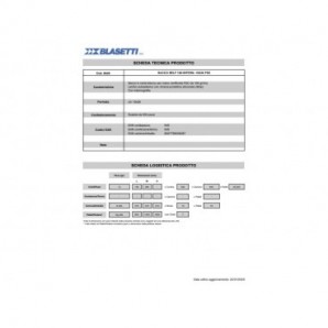Buste a sacco Blasetti Self con strip 100 g/m² bianco - 19x26 cm - conf. 500 pz - 0628
