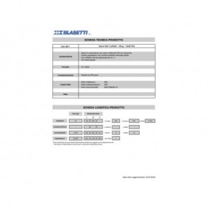 Buste a sacco Blasetti Self con 3 soffietti e strip 120 g/m² bianco - 19+4x26 cm - conf. 250 pz - 0811