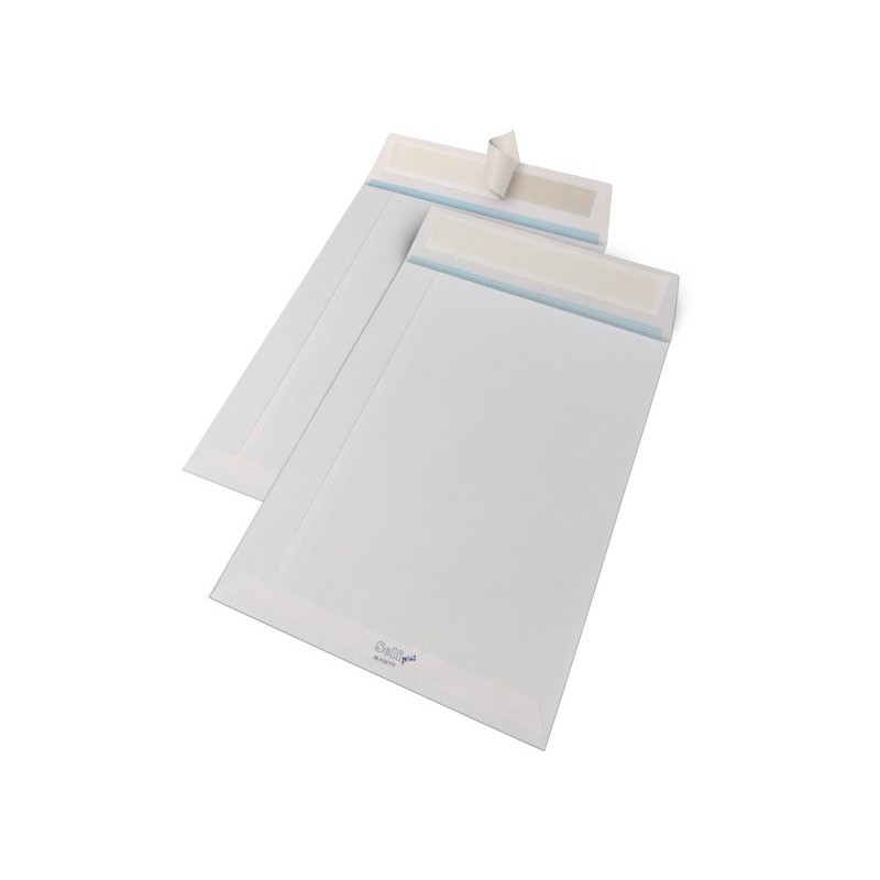 Buste a sacco Blasetti Self 100 g/m² bianco - 23x33 cm - conf. 500 pz - 0633